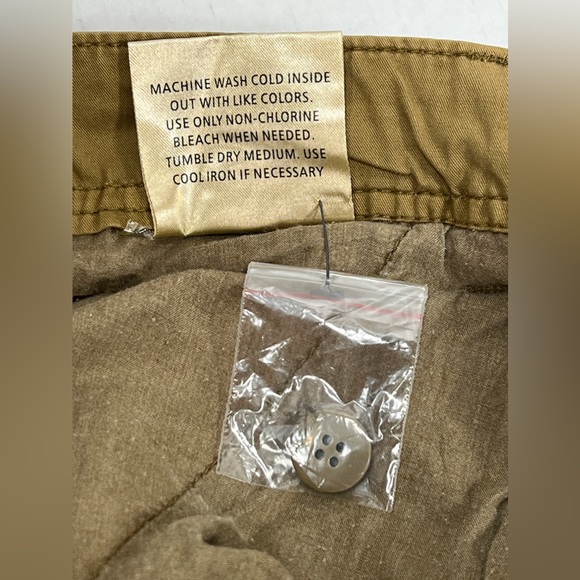 Ring of Fire Delano Messenger Cargo Shorts Mens 33 Beige RYB0412 NWT 100% Cotton - Picture 12 of 13